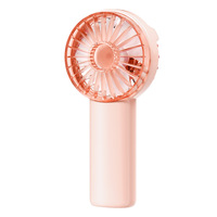 Mini ventilateur portatif pour enfants, rechargeable par USB, 1200 mAh, lumière nocturne, 3 vitesses, logo personnalisé OEM