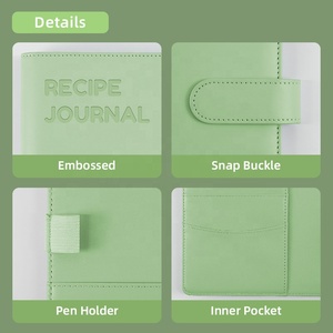 Quaderno/Organizer A5 personalizzabile con logo per <span class=keywords><strong>ricette</strong></span> e appunti - Product Image 2