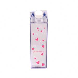 BPA Free Customized 500 Ml 750 ML 1000 ML Plastic Portable Water <b>Bottles</b> Clear <b>Milk</b> Carton Water <b>Bottle</b> - Product Image 3