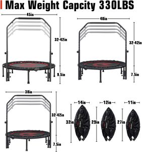 Nhảy Thể Thao Trampoline Mini Thể Dục Trampoline <span class=keywords><strong>Rebounder</strong></span> Gấp Ngoài Trời Trampoline - Product Image 6
