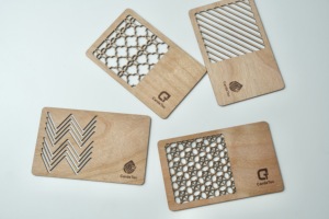 Tùy chỉnh <span class=keywords><strong>NFC</strong></span> thẻ gỗ RFID thẻ kinh doanh cho khách sạn ứng dụng 13.56MHz tần số - Product Image 4