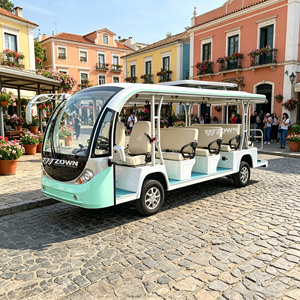 Strong Load Capacity 19 Seater Electric Sightseeing <b>Bus</b> Solid Chassis For Mountainous Scenic Routes - Product Image 1