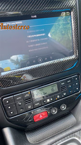 Fibre de carbone pour <span class=keywords><strong>Maserati</strong></span> GT GTS GF <span class=keywords><strong>MC</strong></span> 2007-2017 Android 13 Headunit Device Climatiseur Affichage Autoradio Lecteur Multimédia - Product Image 5