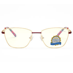 Gafas de Metal con Protección Anti Luz Azul para Mujer, Modelo 5127, Color Gris, Talla Mediana, Montura Completa - Product Image 3