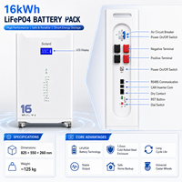 Système de stockage d'énergie solaire hors réseau pour la maison, conception empilable, batterie LiFePO4, BMS intelligent avancé, CAN