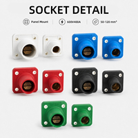 Conector Camlock Profesional CHENF de 150A 400A, Enchufe y Tomacorriente de Cable de Alimentación Monofásico para Distribución Industrial y Alimentación de Eventos