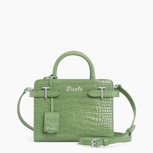 2024 High Quality Customize Handbags Women High End <strong>Italy</strong> Genuine <strong>Leather</strong> Tote Bag Plain Pocketbook Logo Luxury Ladies Handbag - Product Image 5