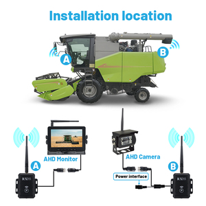 HD ổn định kỹ thuật số không dây Video <span class=keywords><strong>Transmitter</strong></span> và Receiver IP68 không thấm nước cho xe Hệ thống camera - Product Image 2