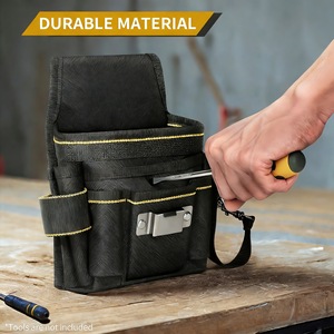 Sac à outils, sac d'électricien, sac banane, sac à outils multifonctionnel en toile Oxford épaissie pour matériel - Product Image 3