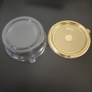 Pet dùng một lần bánh container rõ ràng cho món tráng miệng mini bánh trình bày Vòng hình nhựa bao bì bánh container - Product Image 5