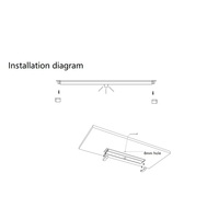 Lampu LED Sensor Gerak Aluminium Berkualitas Tinggi untuk di Bawah Kabinet, Lemari, Dapur, Bar, dan Lemari Pakaian