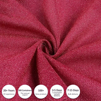 Tissu en maille épaisse Lurex en microfibre, teinture en Polyester, Stock en turquie, vente en gros