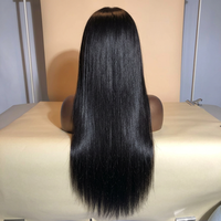 Perruques brésiliennes en cheveux humains vierges, prêtes à porter, sans colle, avec dentelle HD, pré-épilées