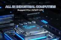 Vincanwo pouces haute qualité PC industriel écran tactile IP65 étanche fenêtres I7 Android ordinateur anti-poussière panneau industriel PC