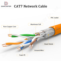 Câble réseau Cat 7, câble LAN Cat7 SFTP, câble réseau Cat7, 305 m, câble blindé tressé
