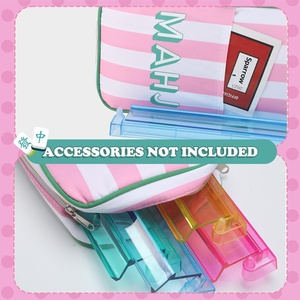 Sac de rangement pour Mahjong en peluche, sac de voyage portable multifonctionnel pour articles de toilette et cosmétiques, sac à main unisexe de grande capacité, sac Mahjong - Product Image 5