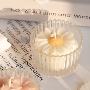 High Quality Art <b>Candle</b> Scent Throw Smokeless Daisy Scented <b>Candles</b> Soy <b>Candle</b> for Home Decoration and Gifts - Product Image 6