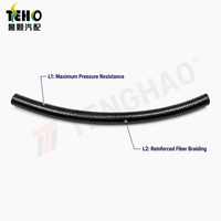 Tuyau de carburant renforcé NBR pour tricycle robuste TENGHAO, compatible avec les systèmes de moteur CG125 et CG150, pièces détachées.