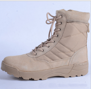 Botas Tácticas Transpirables para Exteriores Definite TCB03 de Gamuza para Camping, Desierto y Selva, Color Negro y Caqui - Product Image 3