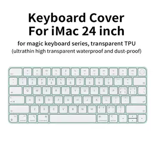 Kakudos – housse de protection de clavier transparente en plastique imperméable pour clavier magique d'ordinateur portable