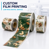 Servizio di Stampa Digitale Personalizzata su Film Plastico per Imballaggi Flessibili Laminati in PET PA PE per Noci con Logo