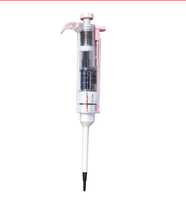 Pipette manuelle monocanal réglable LAB, semi-stérilisée, transparente 201011201 0,1-2,5μL