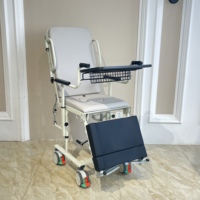 Vente directe d'usine d'équipements de soins à domicile, de réadaptation médicale, de chaise de transfert hydraulique avec toilettes, de haute qualité