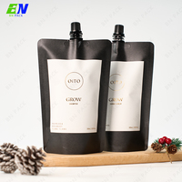 Pochette Doypack vide pour boisson, avec bec verseur, motif vampire, qualité alimentaire, pour jus, boisson énergisante, Halloween, impression héliogravure personnalisée, recyclable