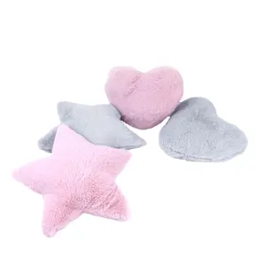 2023 New Product Heart Shaped Fluffy Flaxseed Microwave Heating Pad