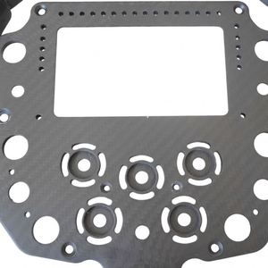 พวงมาลัยคาร์บอนไฟเบอร์ SHENYU สำหรับรถแข่ง (พร้อมปุ่มแสดงผล) + แผ่นยึด - น้ำหนักเบา แข็งแรงสูง หนา 5 มม. ทนอุณหภูมิ -50 ถึง 150 องศาเซลเซียส - Product Image 3