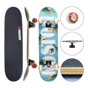 <span class=keywords><strong>Skateboard</strong></span> completo personalizzato in legno di acero canadese Pro 7ply all'ingrosso <span class=keywords><strong>con</strong></span> <span class=keywords><strong>ruota</strong></span> in PU 100A - Product Image 1