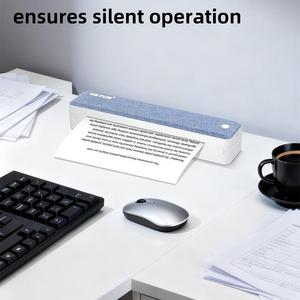 A4 mini xách tay không dây máy in nhiệt 1500mAh pin ESC/POS tương thích 203dpi 1-năm bảo hành trong kho di động văn phòng sử dụng - Product Image 6