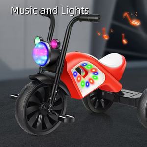 Triciclo per Bambini a 3 Ruote con Vano Portaoggetti, Regalo per Neonati, Giocattolo Cavalcabile per Esterni, Bicicletta per Bambini, Triciclo per Neonati in Vendita - Product Image 5