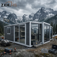 Casa Contenedor Prefabricada de Lujo de 20 pies/40 pies, Expandible y Plegable, Venta al por Mayor en China