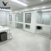 Porte coulissante insonorisée, fonctionnement silencieux, porte pliante pour hôpitaux et salles de quarantaine