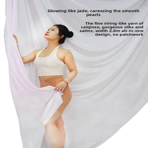 Hamac de yoga <span class=keywords><strong>aérien</strong></span> anti-gravité 20 couleurs, soies aériennes multifonctions, tous accessoires inclus, polyester 2.6*5M - Product Image 3