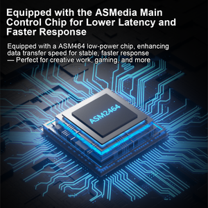 Boîtier <span class=keywords><strong>externe</strong></span> universel pour disques durs M.2 NVMe USB4 ULT-unite en aluminium et verre, capacité 8 To, 40 Gbps, compatible ordinateur portable - Product Image 6