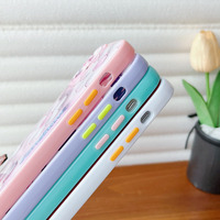 Esthétique Anti-Gravity 3D Heart Shaped Waterproof Shockproof Funny Smart Phone Case Pink Color Compatible for 14 Max Blu