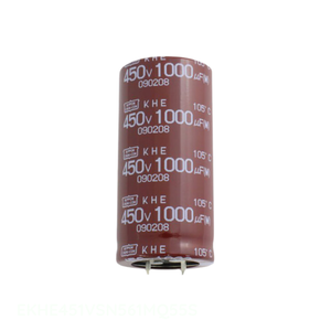 ตัวเก็บประจุแบบมีช่องใส่สารส้ม560 uF 20% 450V คาปาซิเตอร์ EKHE451VSN561MQ55S แบบ Snap th 560 uF - Product Image 1