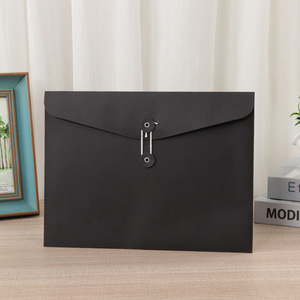 Có thể tái chế biểu tượng tùy chỉnh C4 C5 tập tin kinh doanh gói Chuỗi Phong bì giấy kraft phong bì giấy nhỏ với chuỗi đóng cửa - Product Image 3