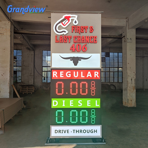 Trạm Xăng Totem Và Diesel Fule Giá Pylon Dấu Hiệu - Product Image 1