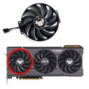 89มม. ใหม่สำหรับ <span class=keywords><strong>Asus</strong></span> GeForce RTX4060ti 4070 4070 <span class=keywords><strong>4070ti</strong></span> พัดลมระบายอากาศ TUF OC - Product Image 2