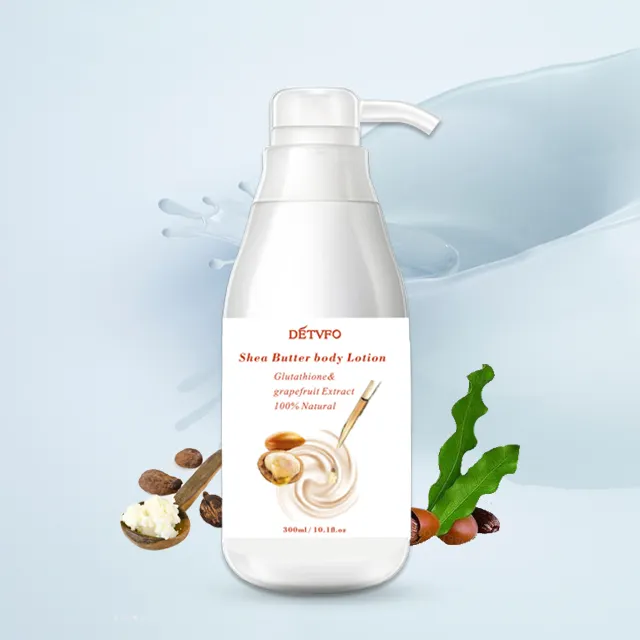 DETVFO Wholesale Moisturizing Light Body Lotion Shea Butter Body Lotion For Whole Body