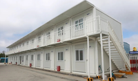 Maison préfabriquée en conteneur de technologie avancée, 20 pieds, 40 pieds, extensible, modulaire, pour logement social