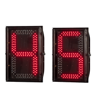 Compteur de temps de circulation LED OEM pour véhicules, 400 mm, IP55, boîtier PC, faible consommation (<15 W) pour parcs industriels