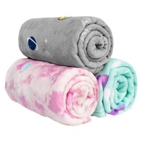 Couvertures en molleton de flanelle imprimées personnalisées, super douces et légères pour bébés