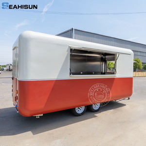 Cuisine moderne complète camion alimentaire mobile fourgonnette deuxième échantillon main BBq Pizza chariot de crème glacée fabriqué en aluminium durable en fibre de verre restauration rapide - Product Image 2