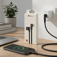 Boîte en papier rigide écologique personnalisable, impression quadricolore, emballage pour câble de données, casque Bluetooth, boîte pour produits électroniques grand public