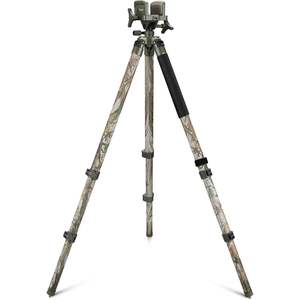 Trépied léger en aluminium Trakiom avec tête de serrage intégrée, support de serrage, niveau à bulle - Design camouflage flexible - Product Image 1