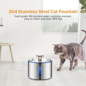 Dispensador de Agua Inteligente para Mascotas, de Acero Inoxidable 304, Automático, Ecológico, Ultra Silencioso, para Perros y Gatos, Venta al Por Mayor de Fábrica - Product Image 2